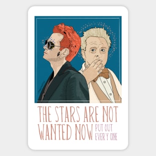 The stars are not wanted now Sticker